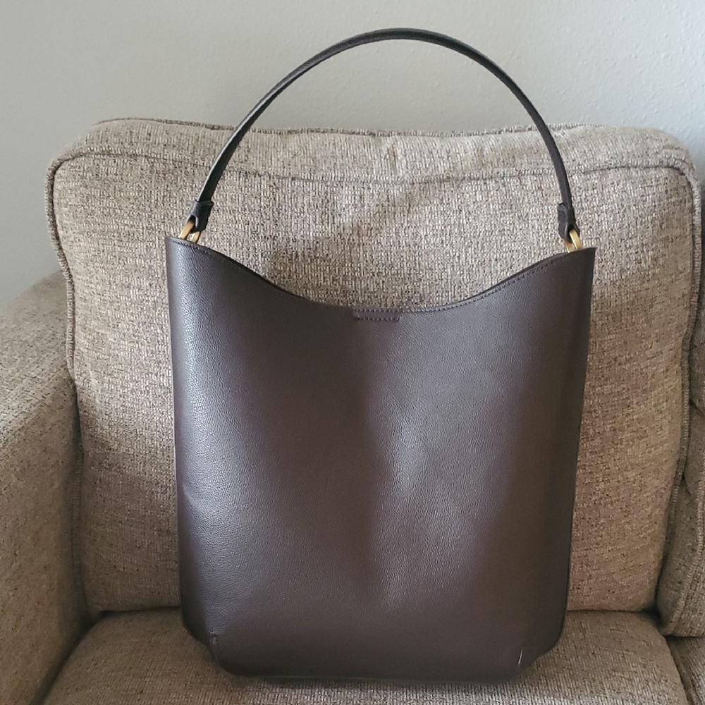 Zara Dark Brown Tote Bag